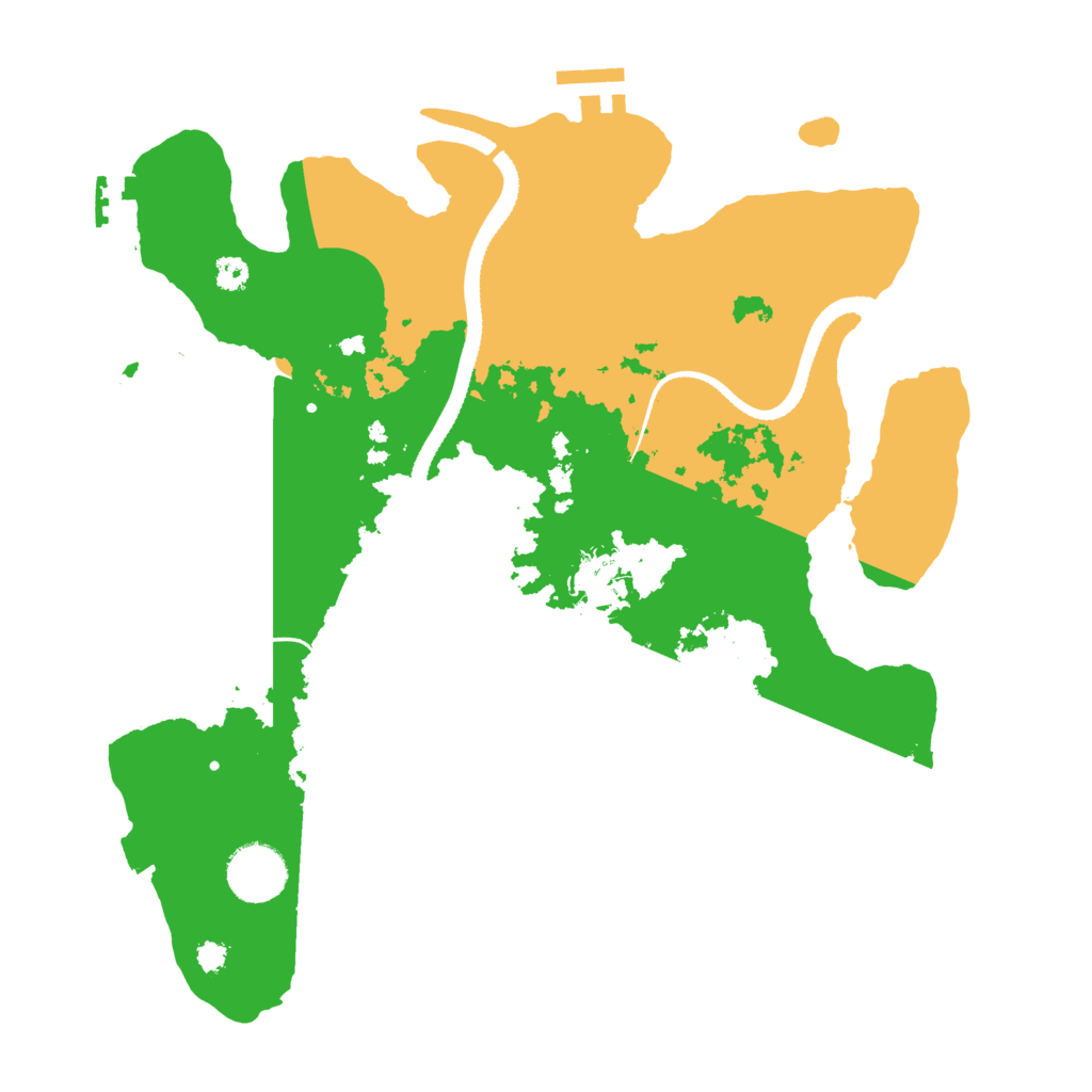 Biome Rust Map: Procedural Map, Size: 3250, Seed: 296925666