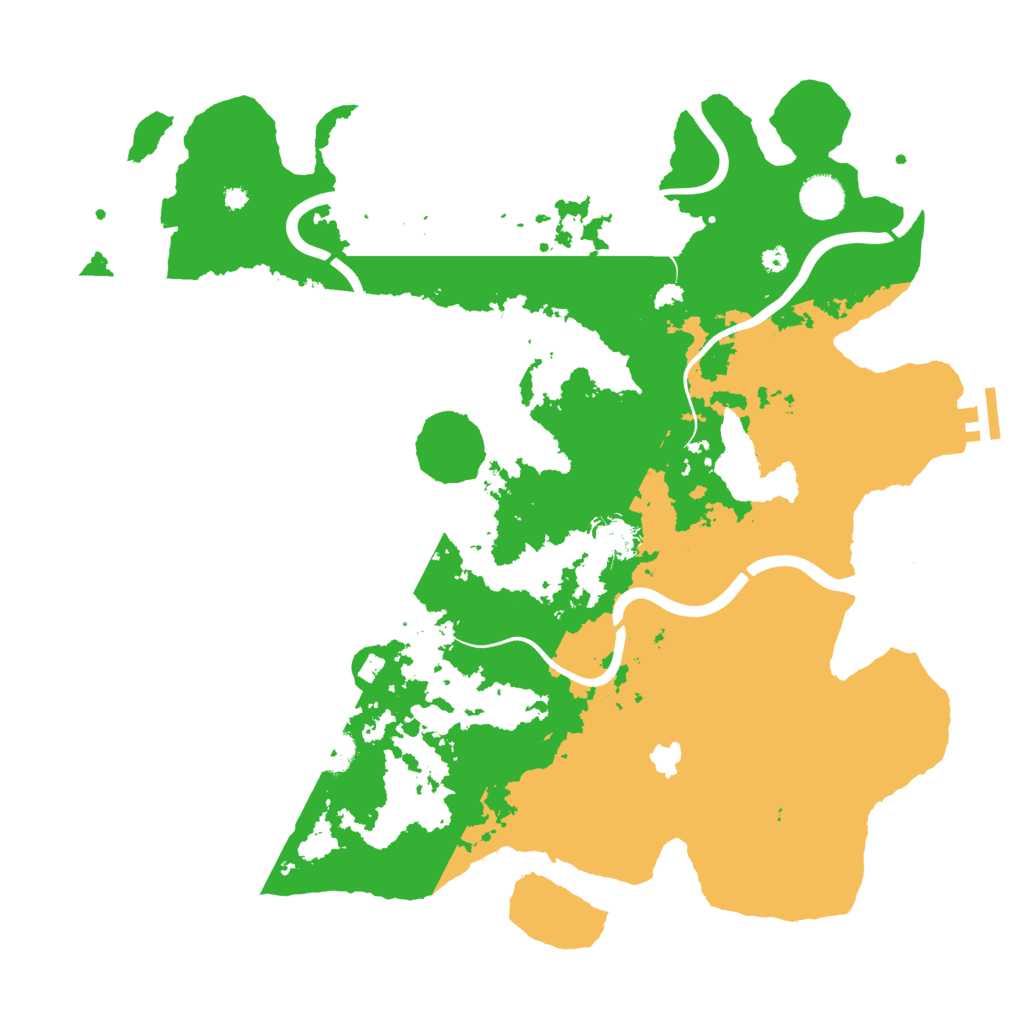 Biome Rust Map: Procedural Map, Size: 4000, Seed: 241534015