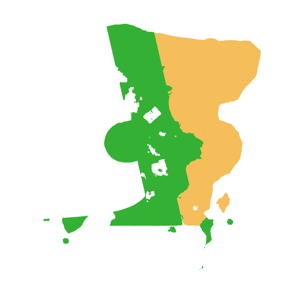 Biome Rust Map: Procedural Map, Size: 2000, Seed: 2901