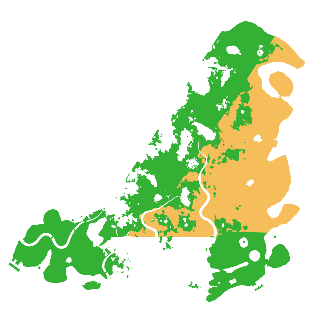Biome Rust Map: Procedural Map, Size: 4999, Seed: 2046254445