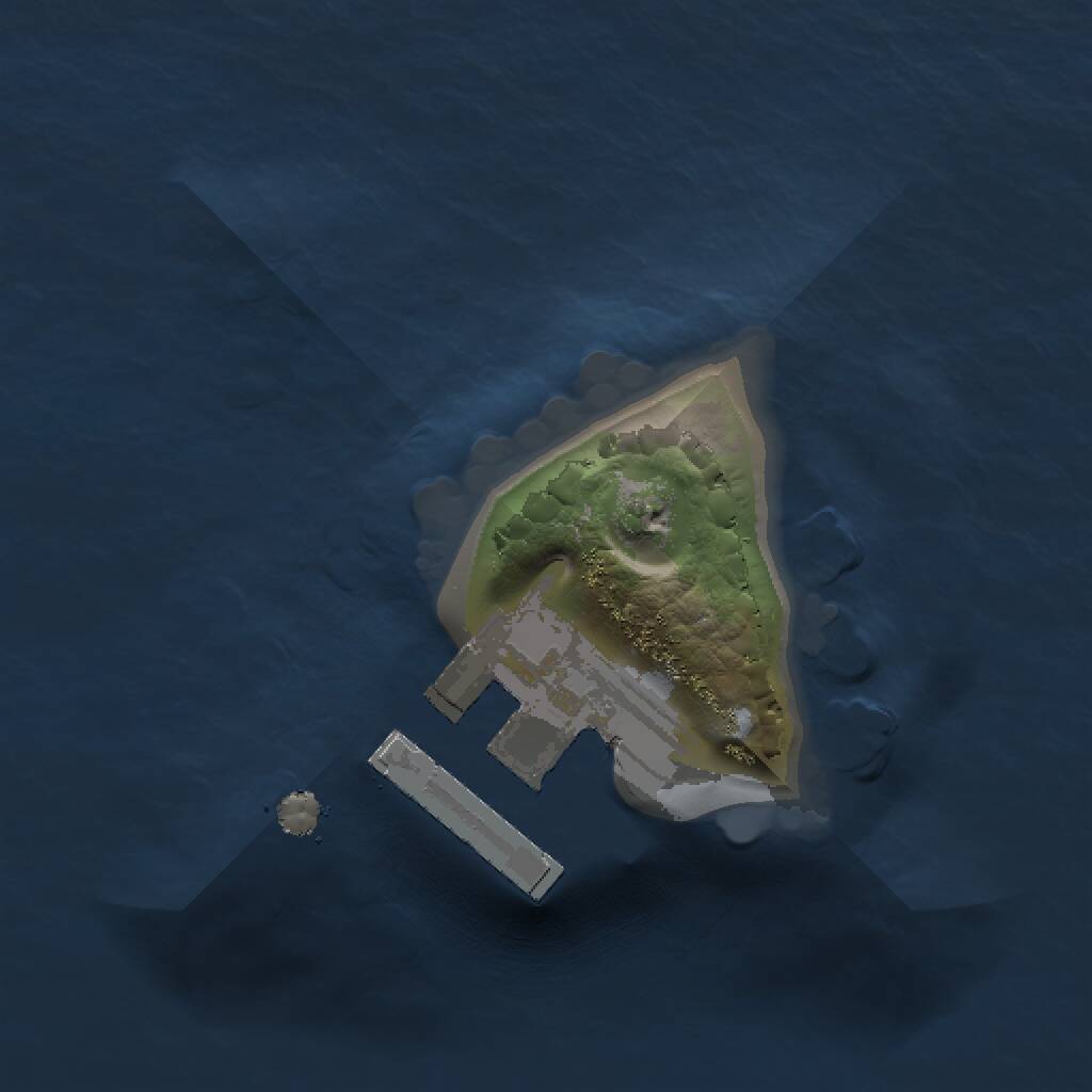 Rust Map: Procedural Map, Size: 1000, Seed: 348246, 2 Monuments
