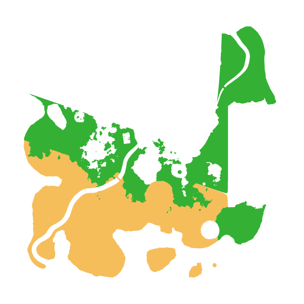 Biome Rust Map: Procedural Map, Size: 3000, Seed: 22471