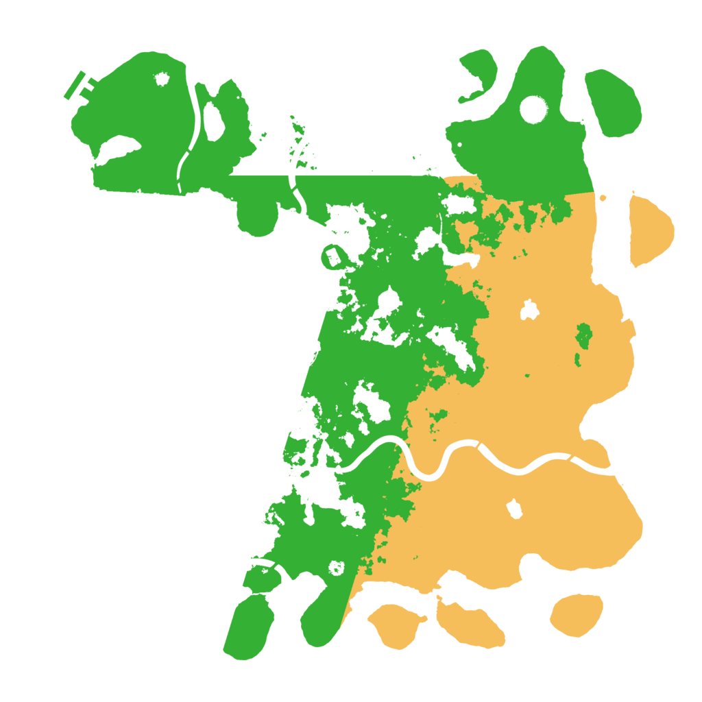 Biome Rust Map: Procedural Map, Size: 4500, Seed: 42131