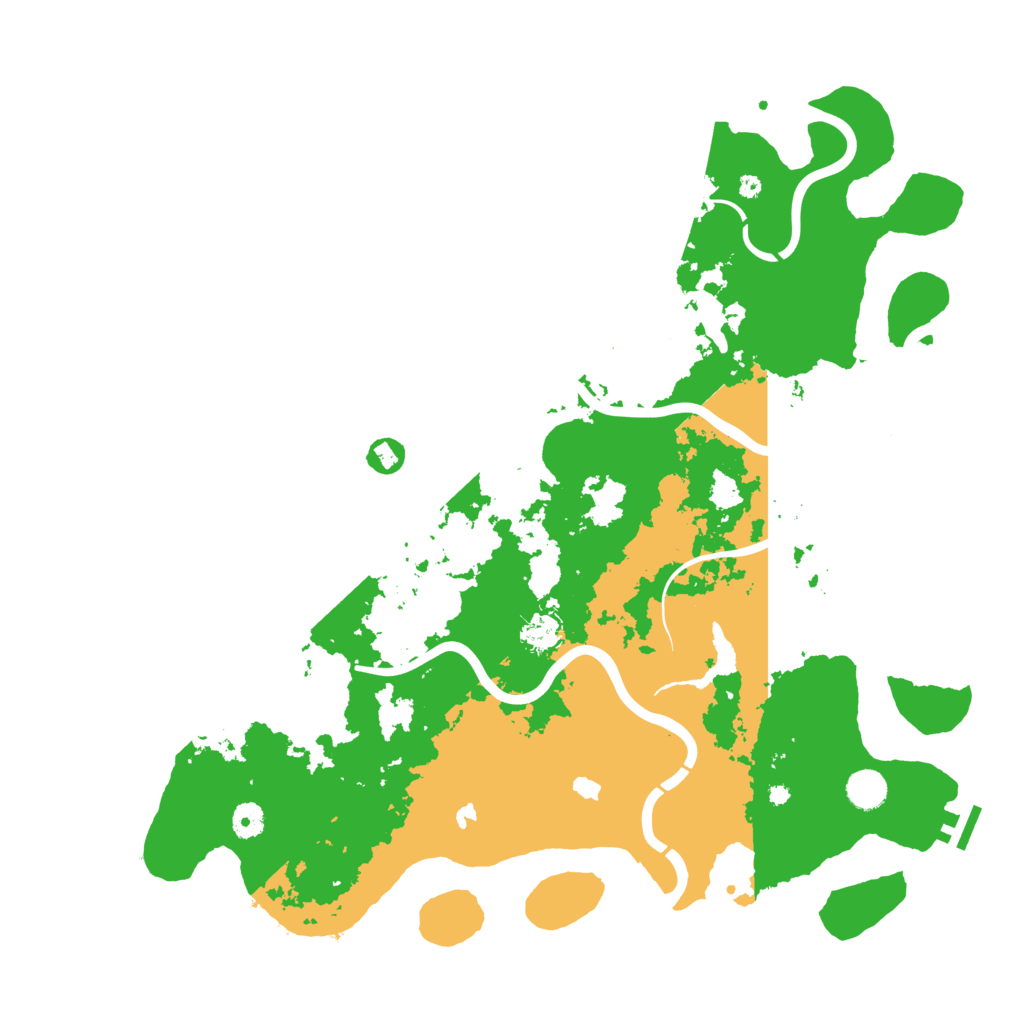 Biome Rust Map: Procedural Map, Size: 4500, Seed: 754813716