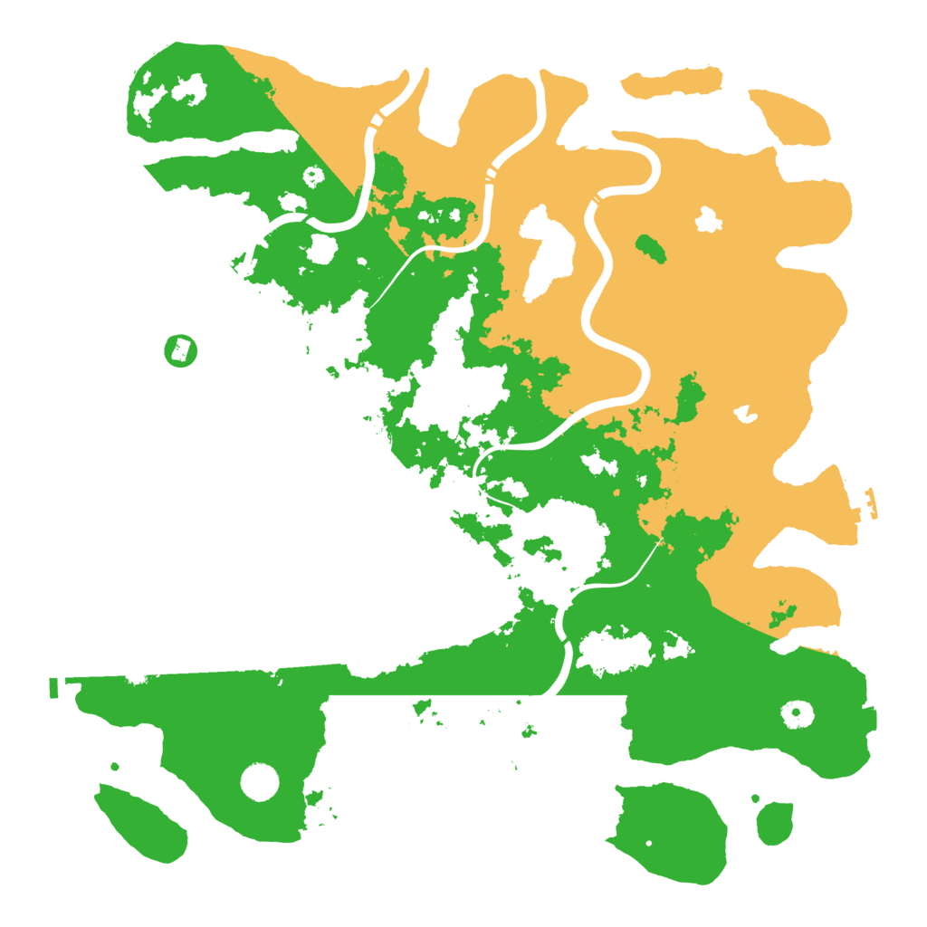 Biome Rust Map: Procedural Map, Size: 4500, Seed: 1019