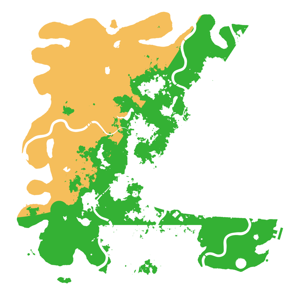 Biome Rust Map: Procedural Map, Size: 5000, Seed: 872945