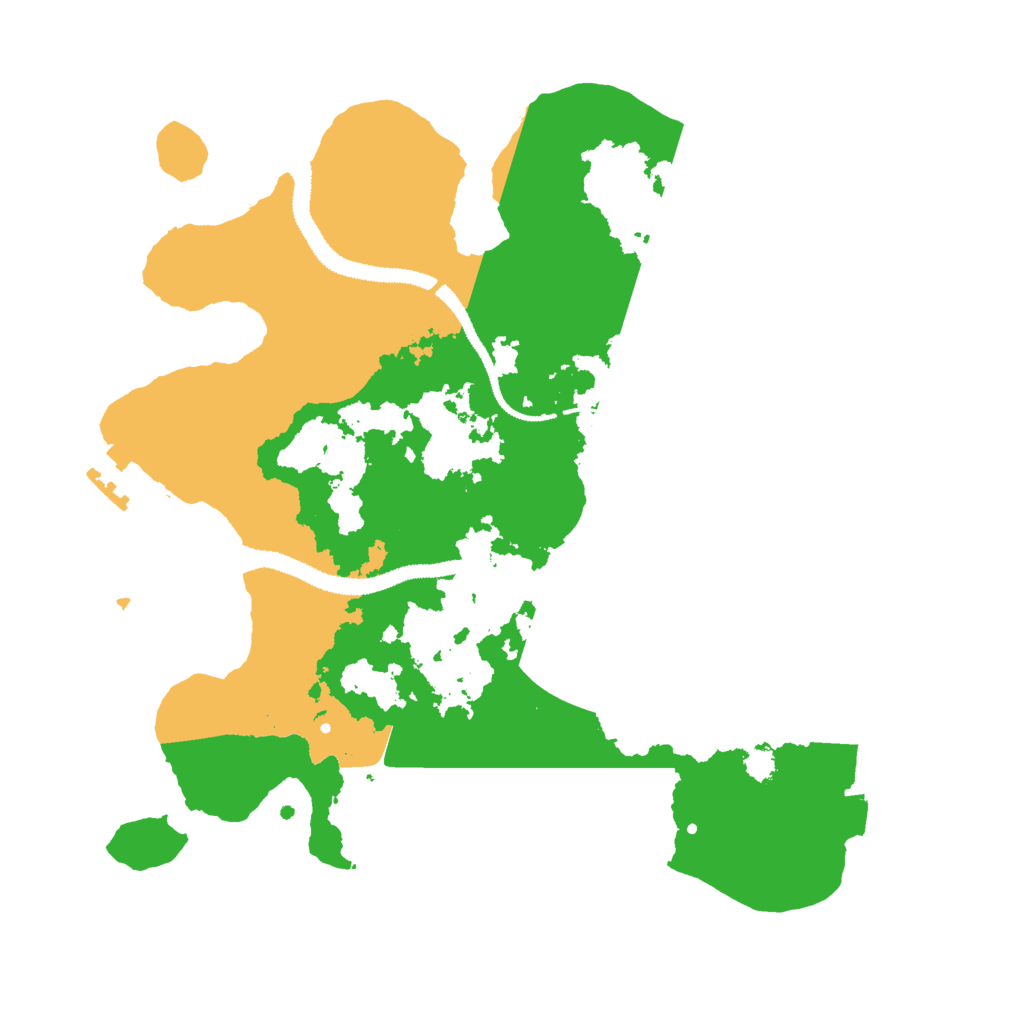 Biome Rust Map: Procedural Map, Size: 2900, Seed: 736122