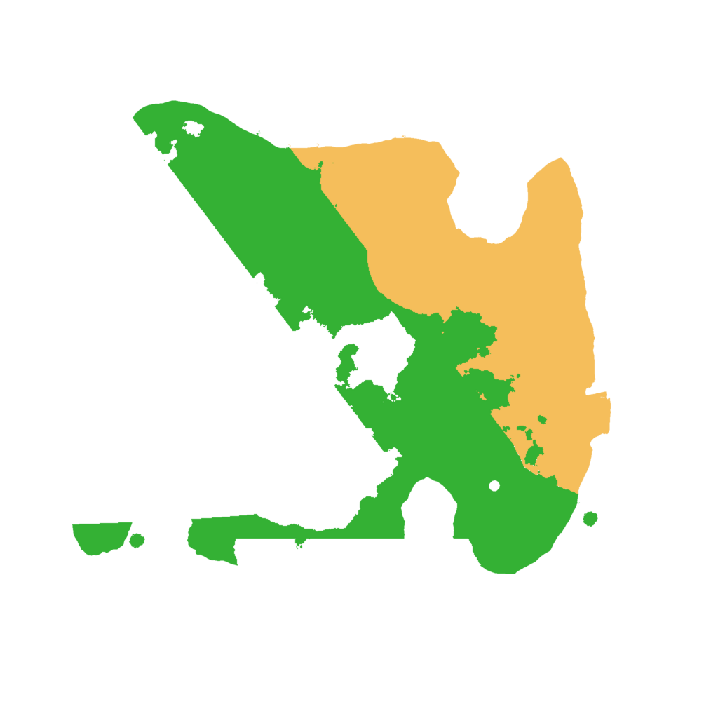 Biome Rust Map: Procedural Map, Size: 2000, Seed: 728150787