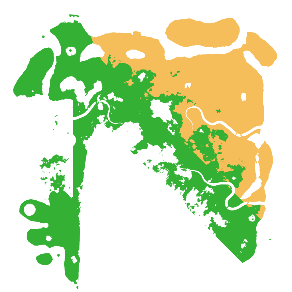 Biome Rust Map: Procedural Map, Size: 4500, Seed: 198908241