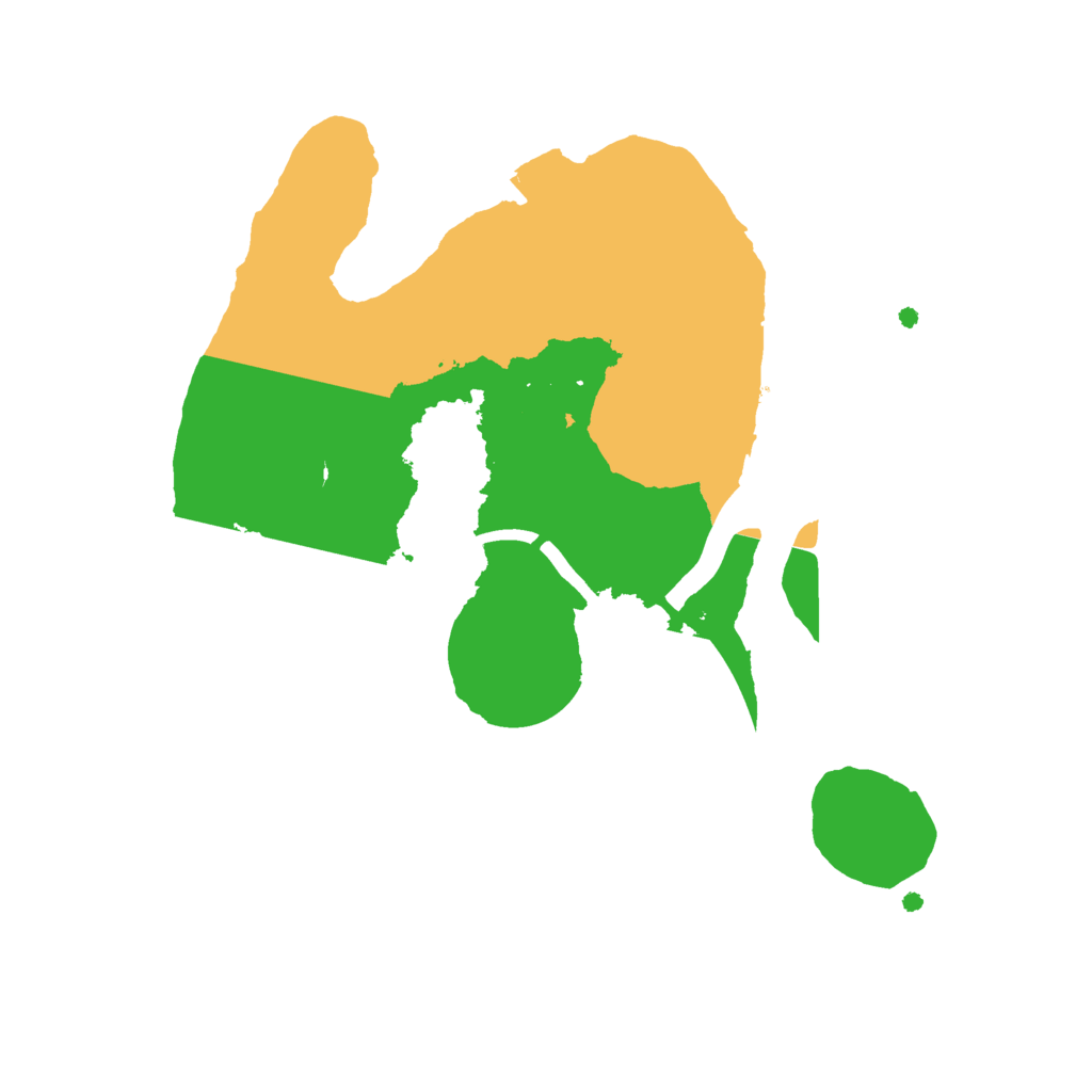 Biome Rust Map: Procedural Map, Size: 2200, Seed: 1476487717