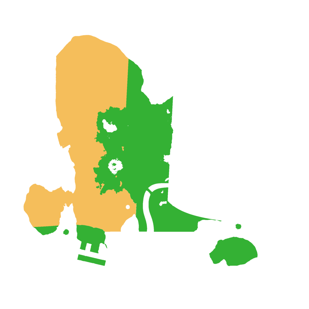 Biome Rust Map: Procedural Map, Size: 2222, Seed: 20260221