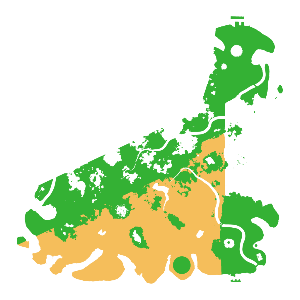 Biome Rust Map: Procedural Map, Size: 4500, Seed: 65468138