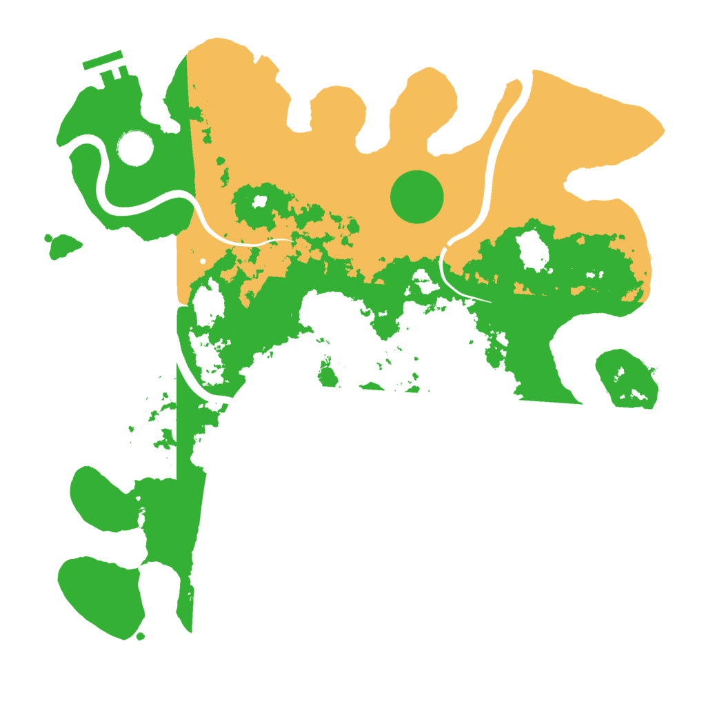 Biome Rust Map: Procedural Map, Size: 3500, Seed: 88600825