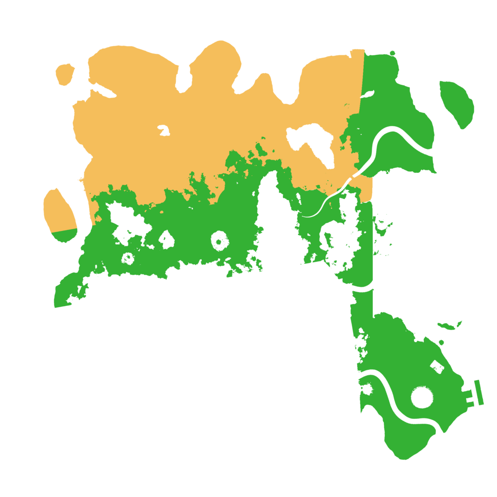 Biome Rust Map: Procedural Map, Size: 4000, Seed: 1927354