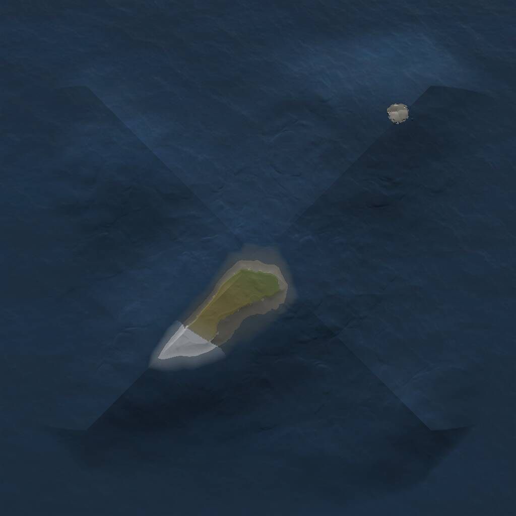 Rust Map: Procedural Map, Size: 1000, Seed: 1314788902, 1 Monuments
