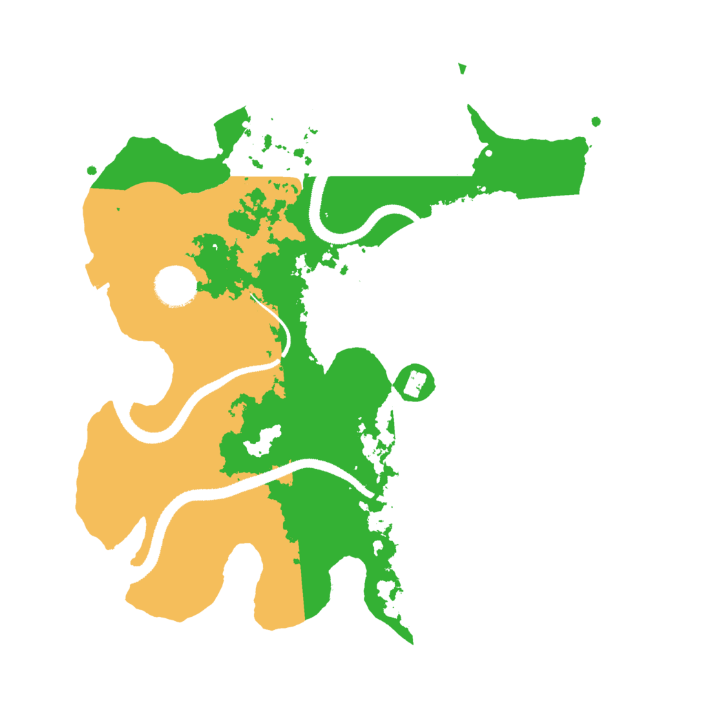 Biome Rust Map: Procedural Map, Size: 3000, Seed: 58737
