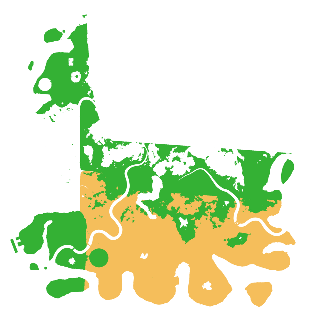 Biome Rust Map: Procedural Map, Size: 4500, Seed: 1834167