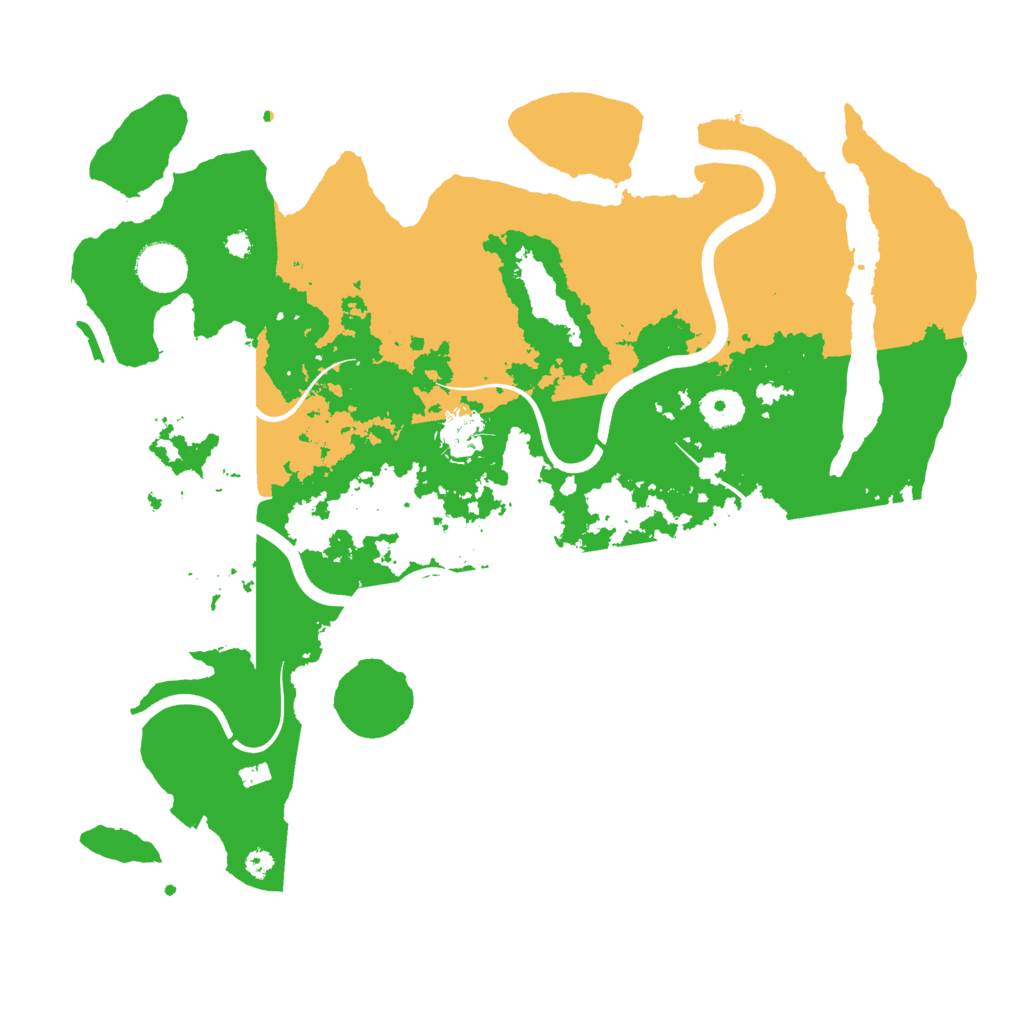 Biome Rust Map: Procedural Map, Size: 3700, Seed: 1629757157
