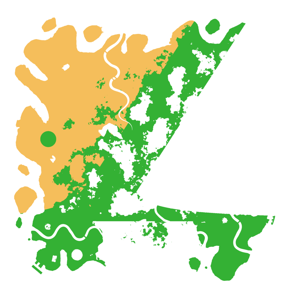Biome Rust Map: Procedural Map, Size: 4900, Seed: 1926208060
