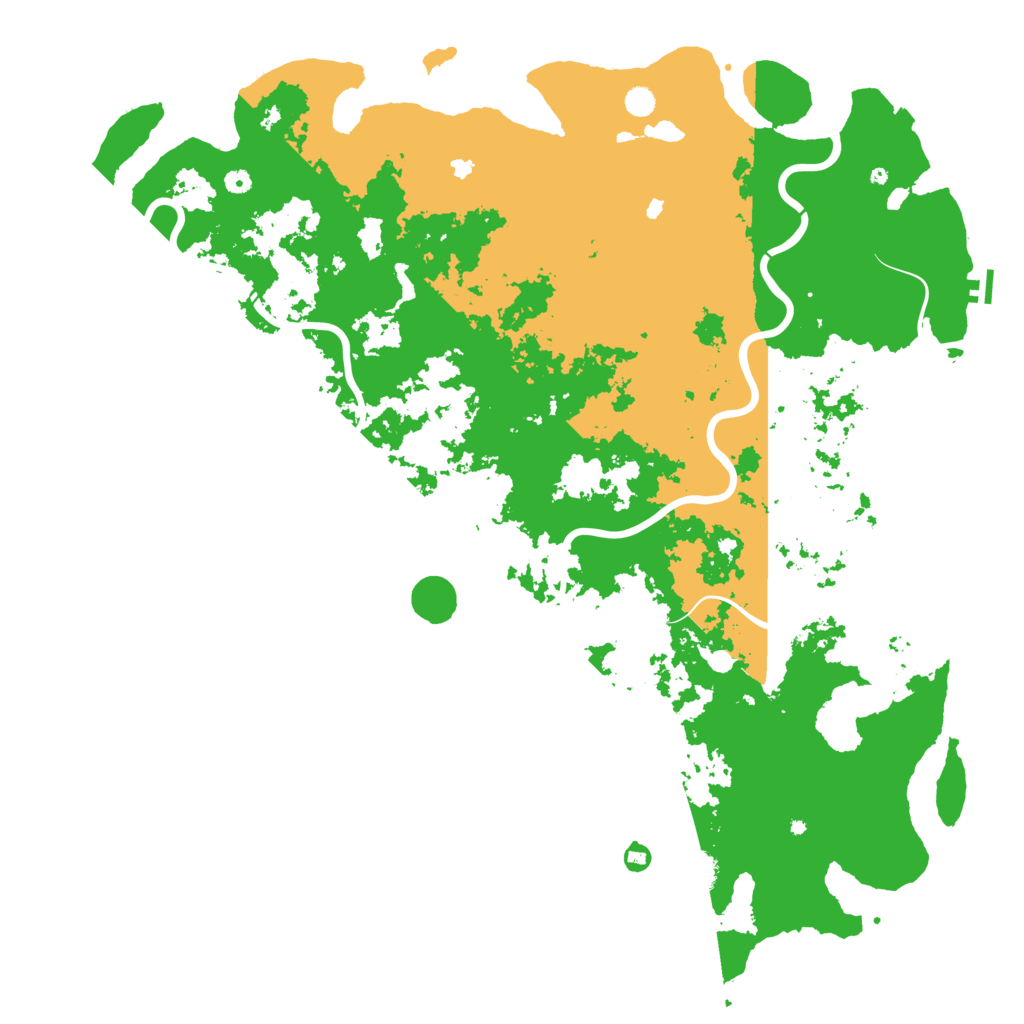 Biome Rust Map: Procedural Map, Size: 6000, Seed: 20260222