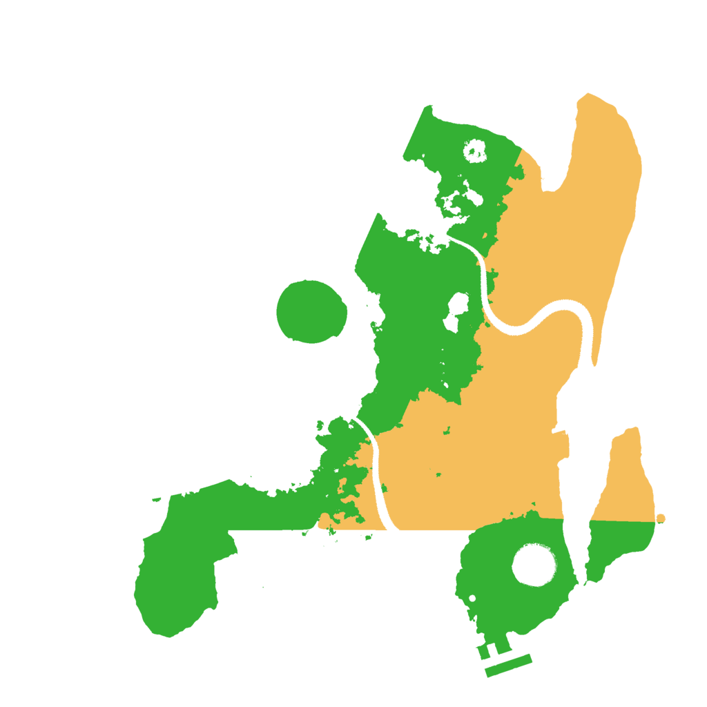 Biome Rust Map: Procedural Map, Size: 3000, Seed: 1819414680