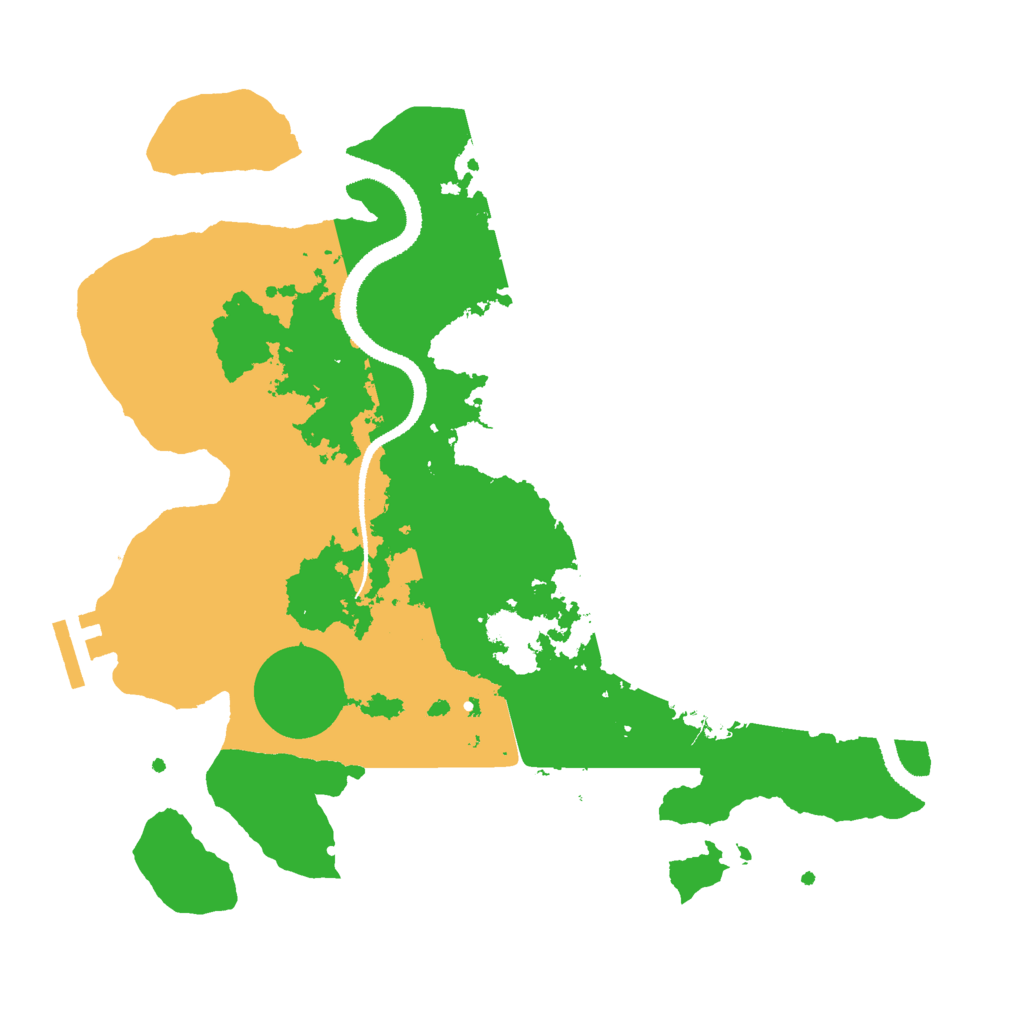 Biome Rust Map: Procedural Map, Size: 3000, Seed: 771020349