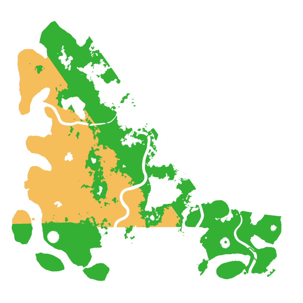 Biome Rust Map: Procedural Map, Size: 4500, Seed: 19970227