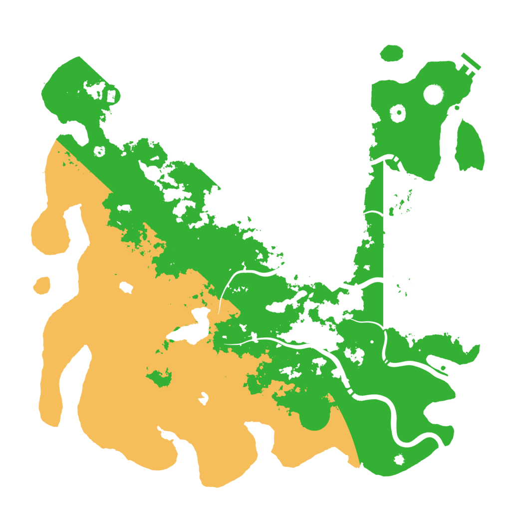 Biome Rust Map: Procedural Map, Size: 4500, Seed: 737338553