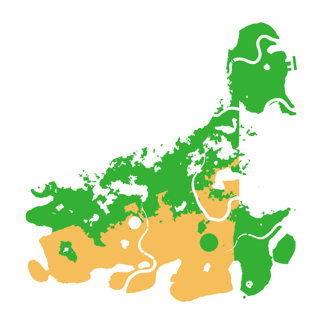 Biome Rust Map: Procedural Map, Size: 4600, Seed: 1520312315