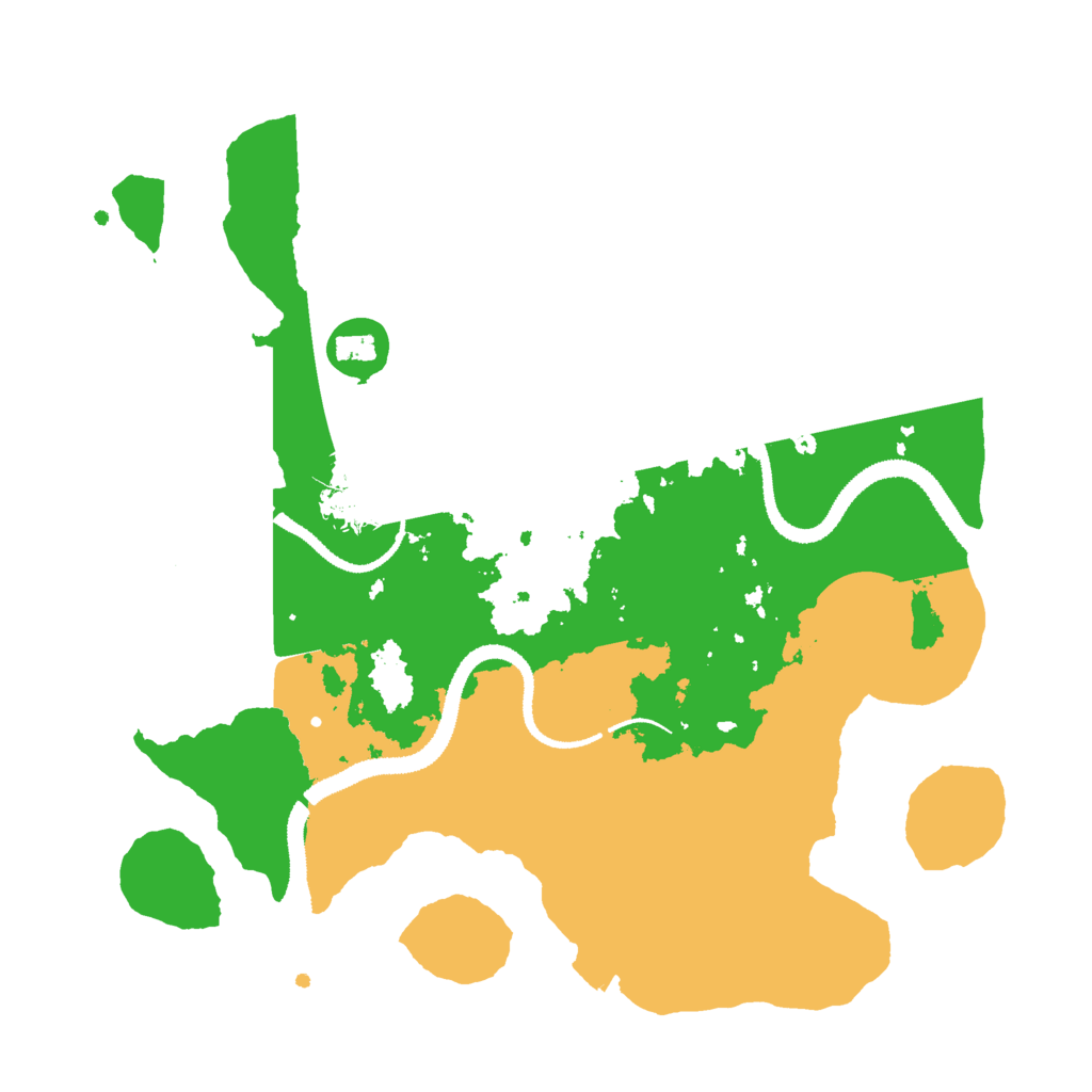 Biome Rust Map: Procedural Map, Size: 3000, Seed: 11819