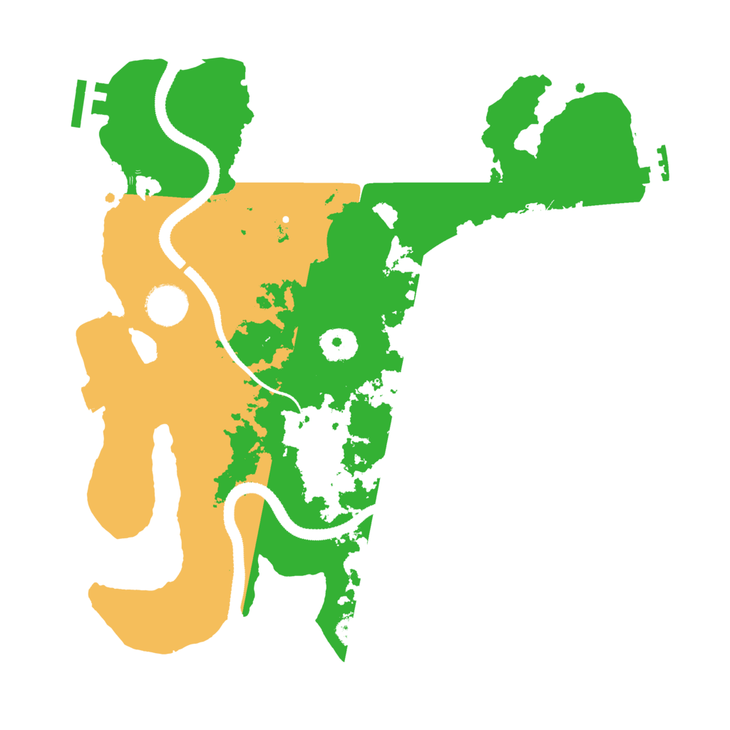 Biome Rust Map: Procedural Map, Size: 3100, Seed: 636345975
