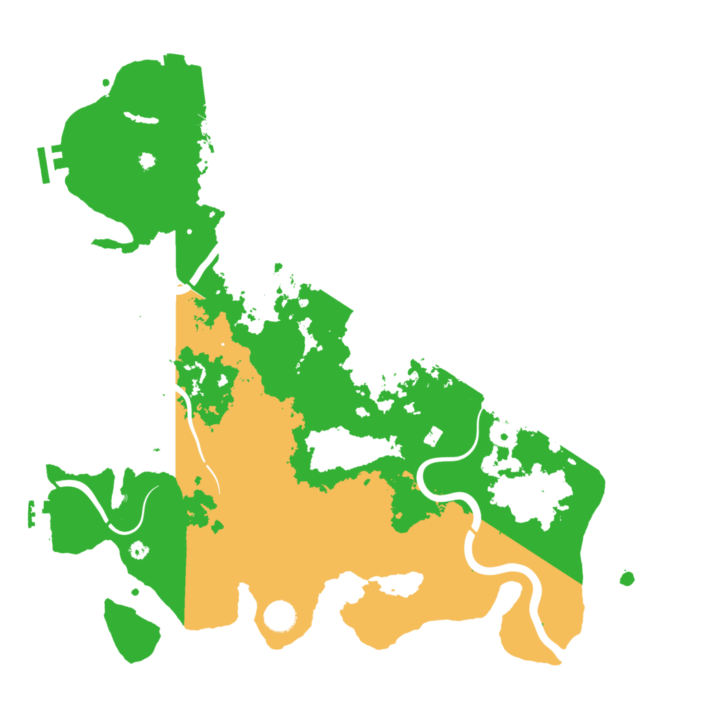 Biome Rust Map: Procedural Map, Size: 3900, Seed: 117238
