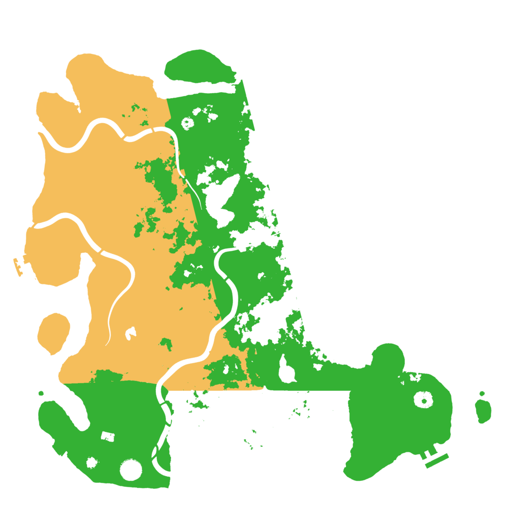 Biome Rust Map: Procedural Map, Size: 4250, Seed: 44501