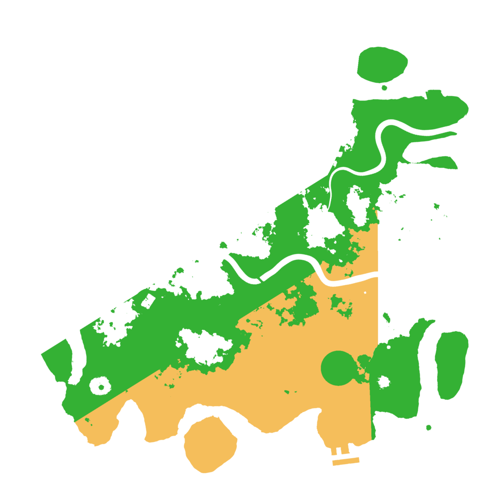 Biome Rust Map: Procedural Map, Size: 3800, Seed: 33953