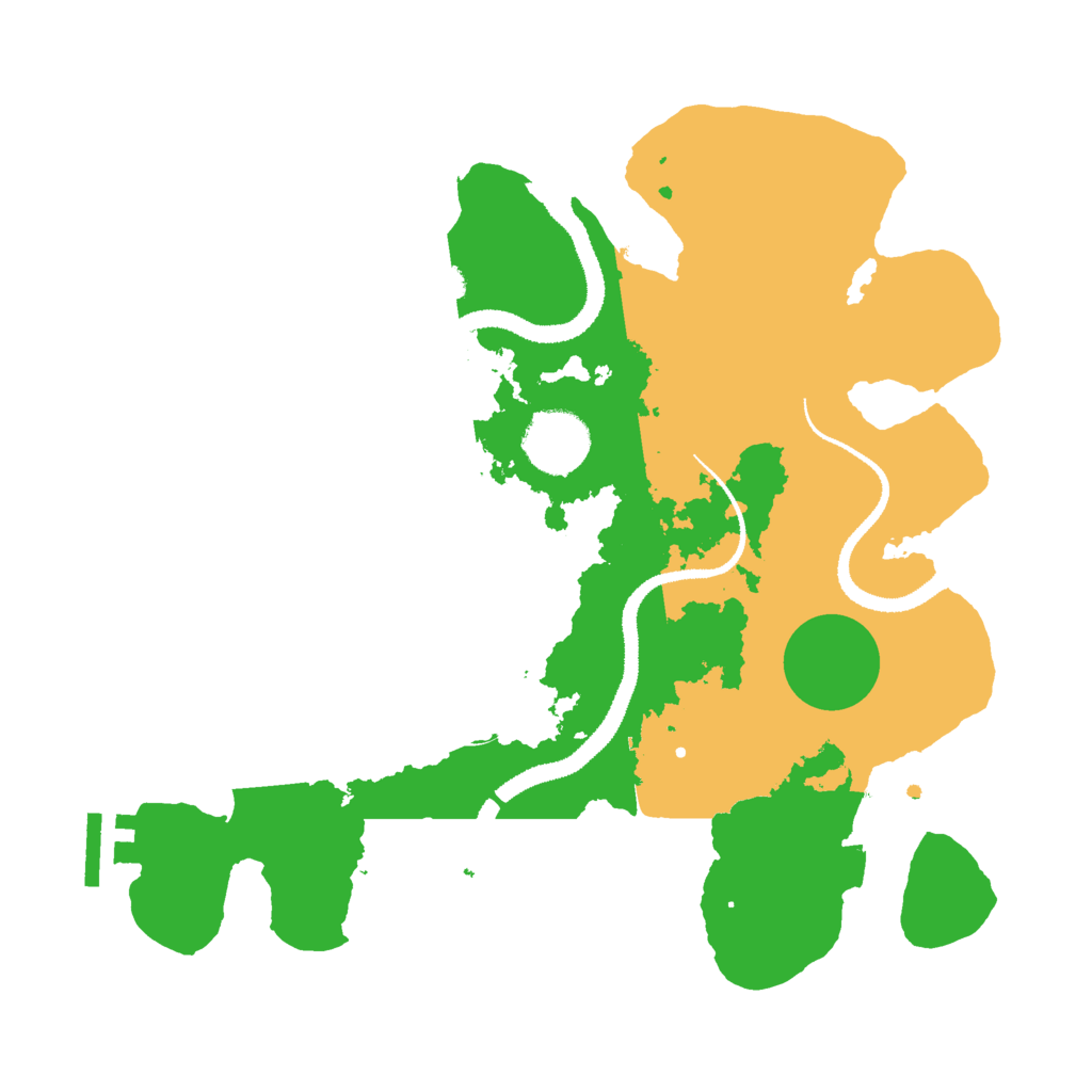 Biome Rust Map: Procedural Map, Size: 3000, Seed: 654267866