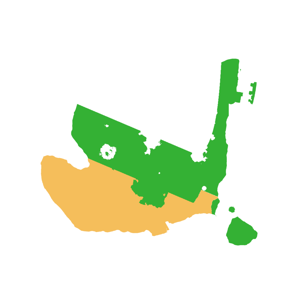 Biome Rust Map: Procedural Map, Size: 2000, Seed: 1525560128