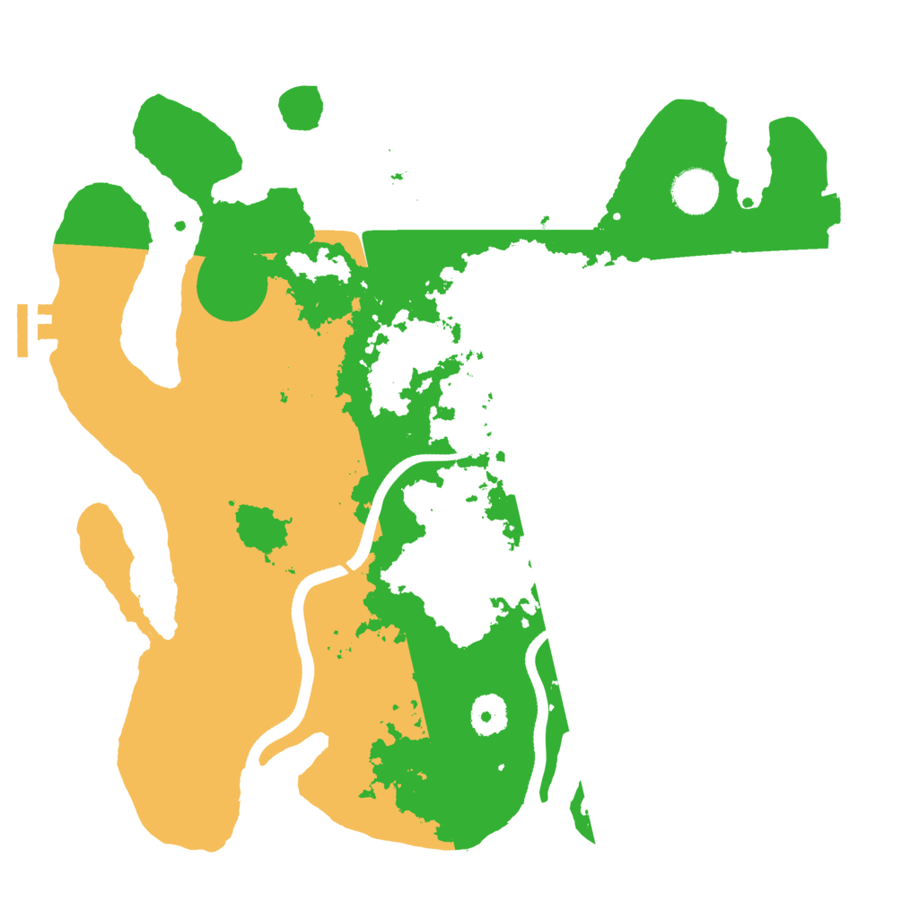 Biome Rust Map: Procedural Map, Size: 3500, Seed: 2036490823