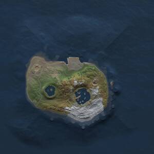 Thumbnail Rust Map: Procedural Map, Size: 1500, Seed: 949190560, 2 Monuments