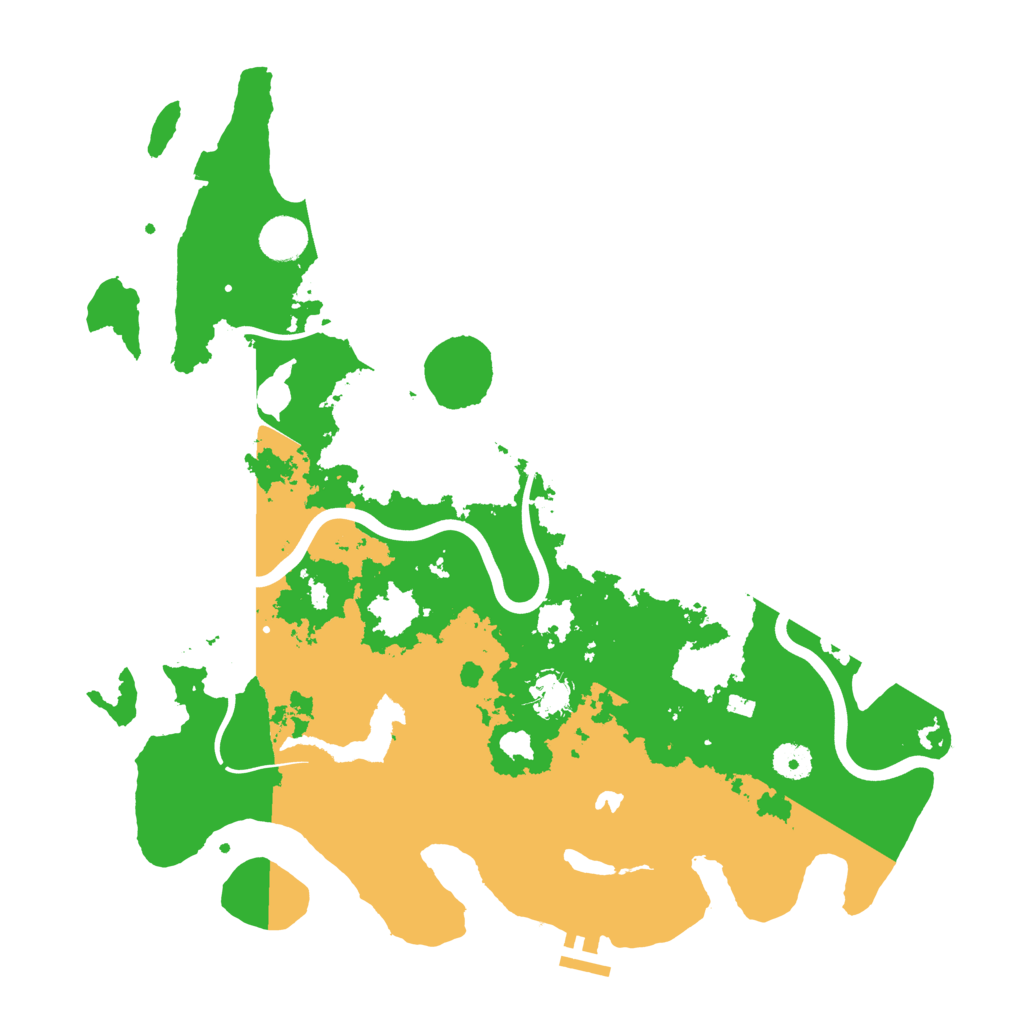 Biome Rust Map: Procedural Map, Size: 4050, Seed: 7865007