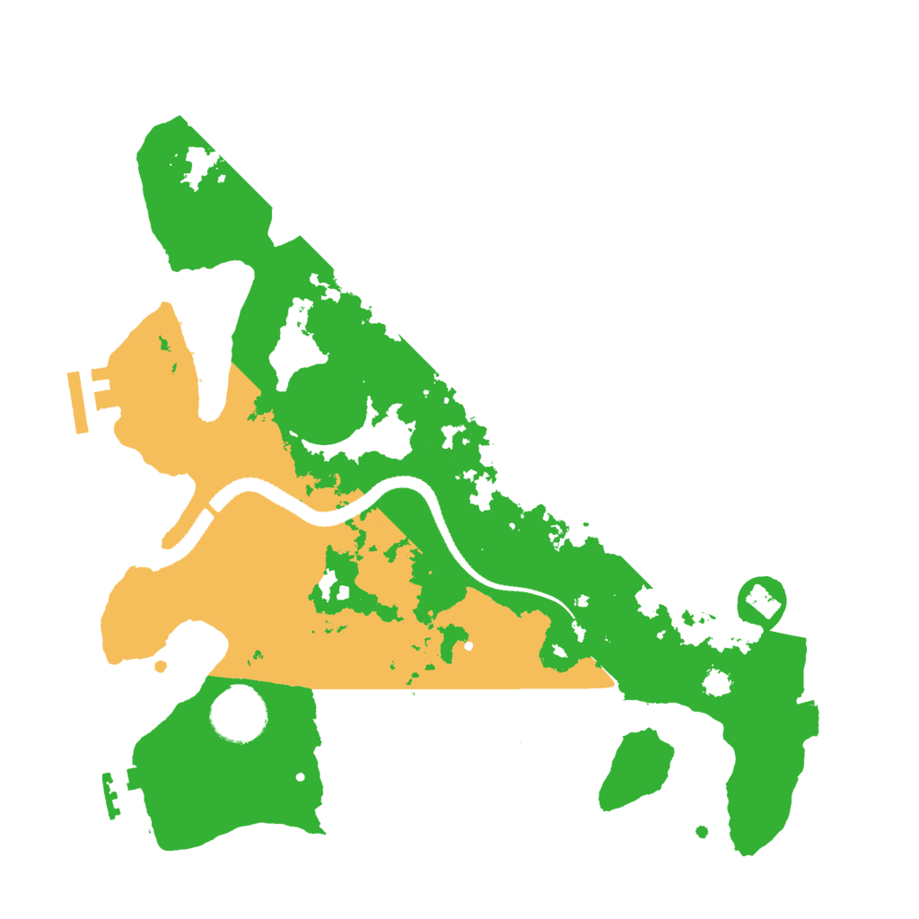 Biome Rust Map: Procedural Map, Size: 3000, Seed: 390030351