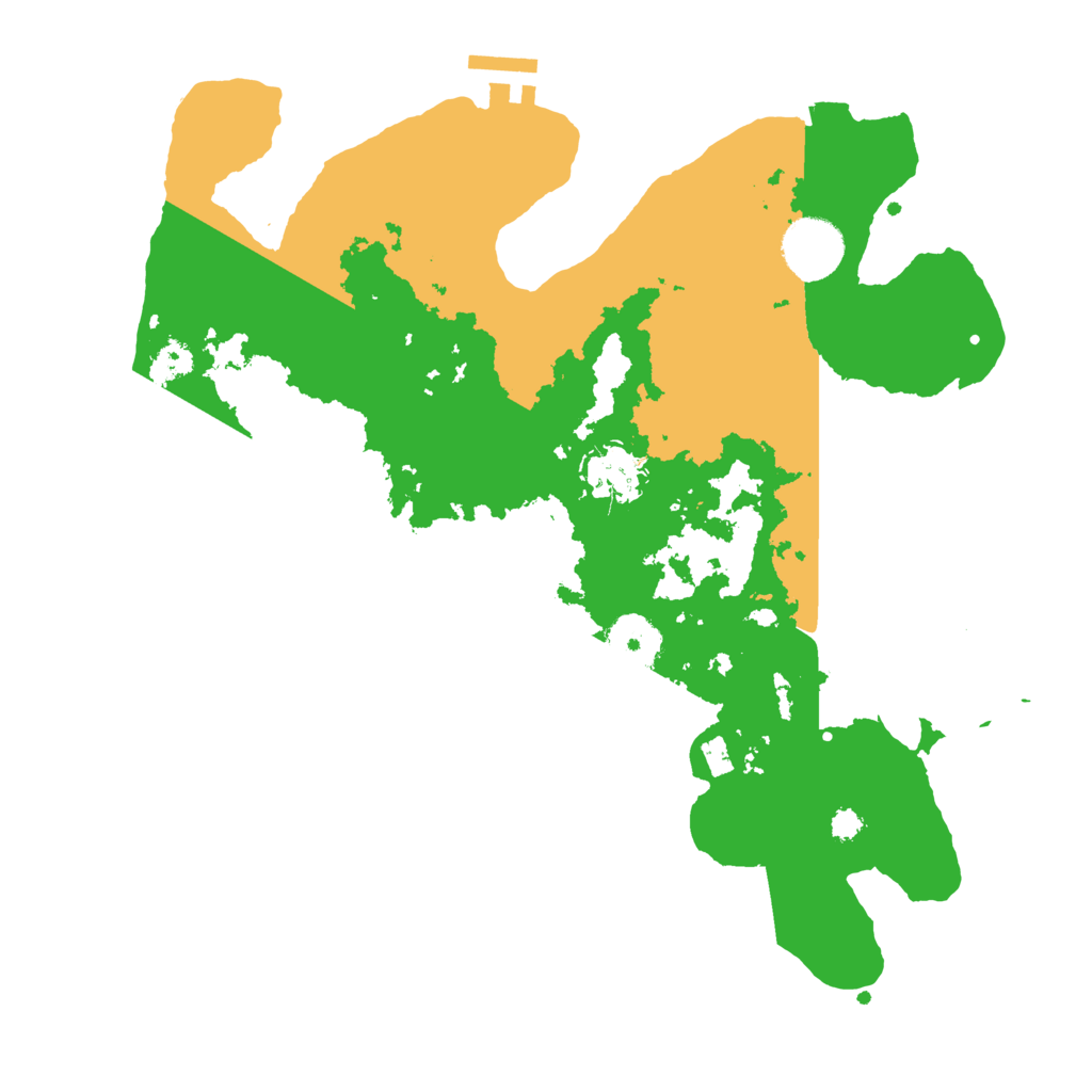 Biome Rust Map: Procedural Map, Size: 3200, Seed: 1816702200