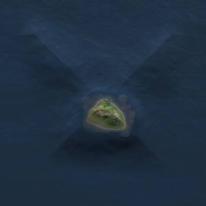 Thumbnail Rust Map: Procedural Map, Size: 1000, Seed: 1093633904, 1 Monuments