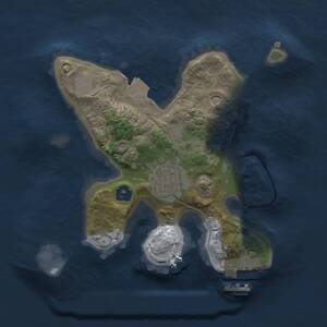 Thumbnail Rust Map: Procedural Map, Size: 2000, Seed: 23213, 4 Monuments