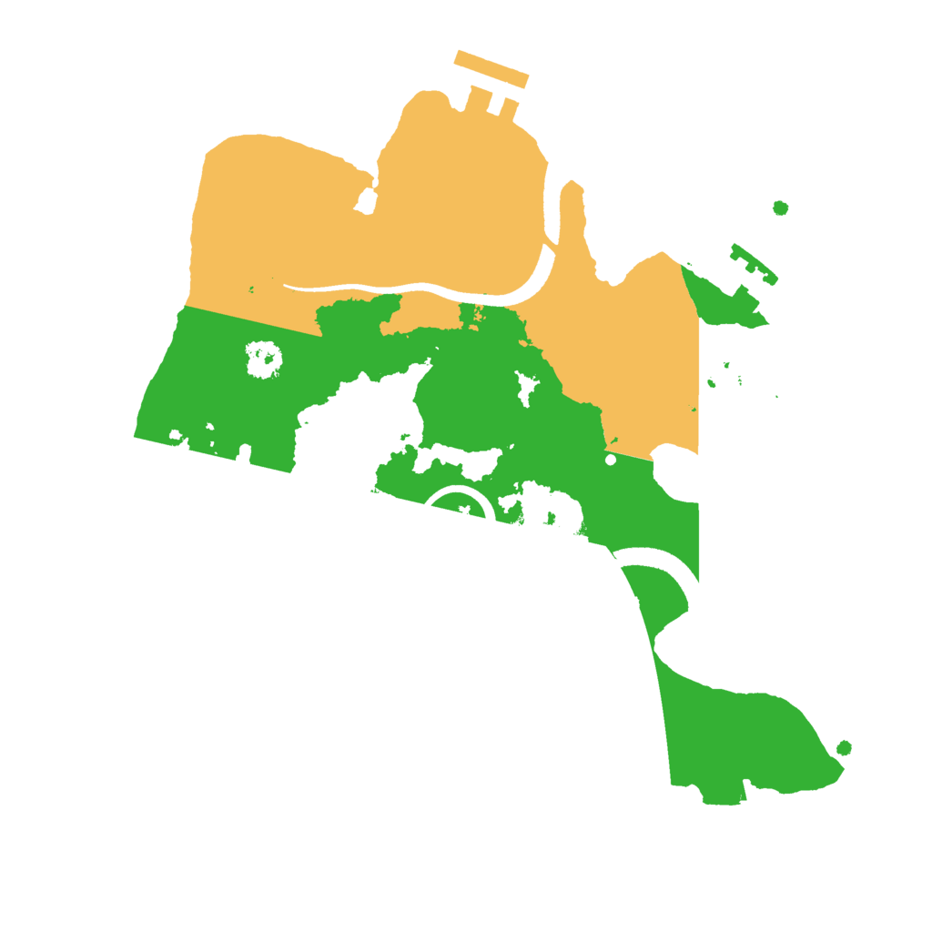 Biome Rust Map: Procedural Map, Size: 2500, Seed: 1476487717