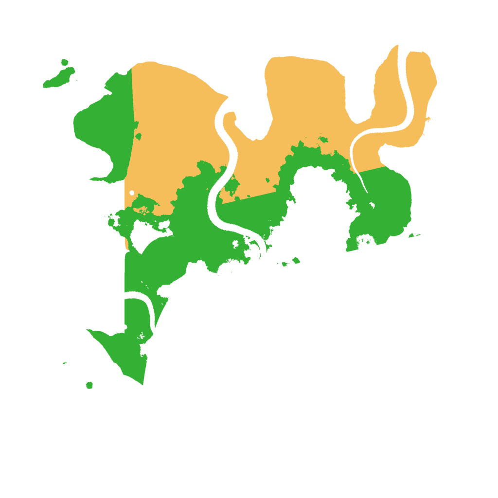 Biome Rust Map: Procedural Map, Size: 2900, Seed: 736772