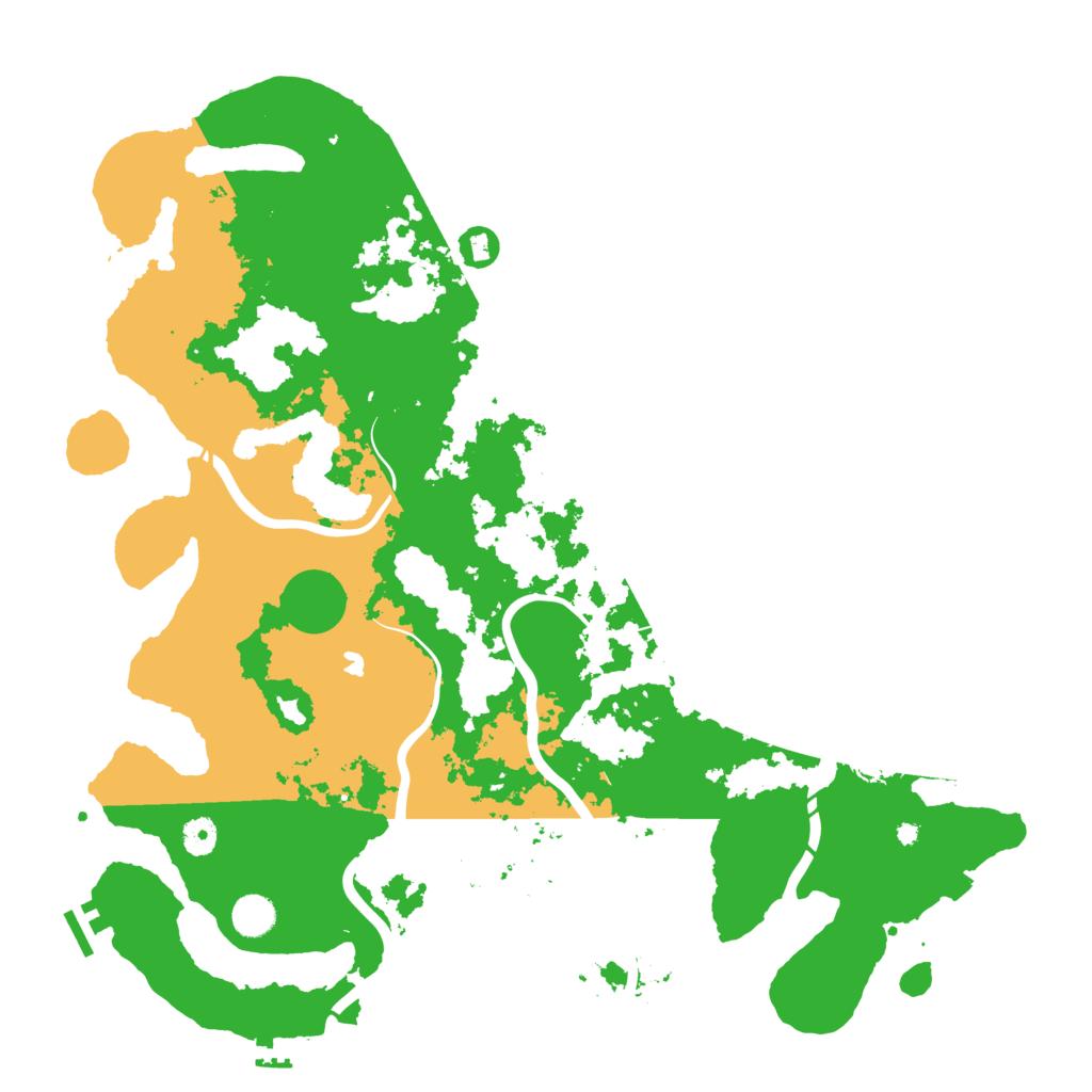 Biome Rust Map: Procedural Map, Size: 4500, Seed: 71224067