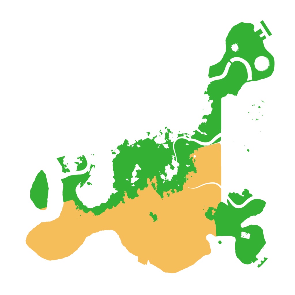 Biome Rust Map: Procedural Map, Size: 3500, Seed: 2047476981