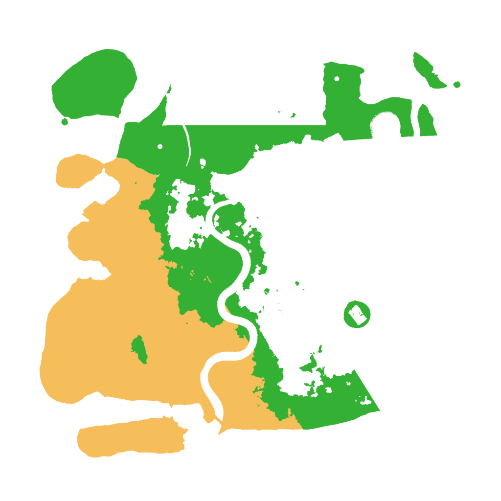 Biome Rust Map: Procedural Map, Size: 3000, Seed: 1231243