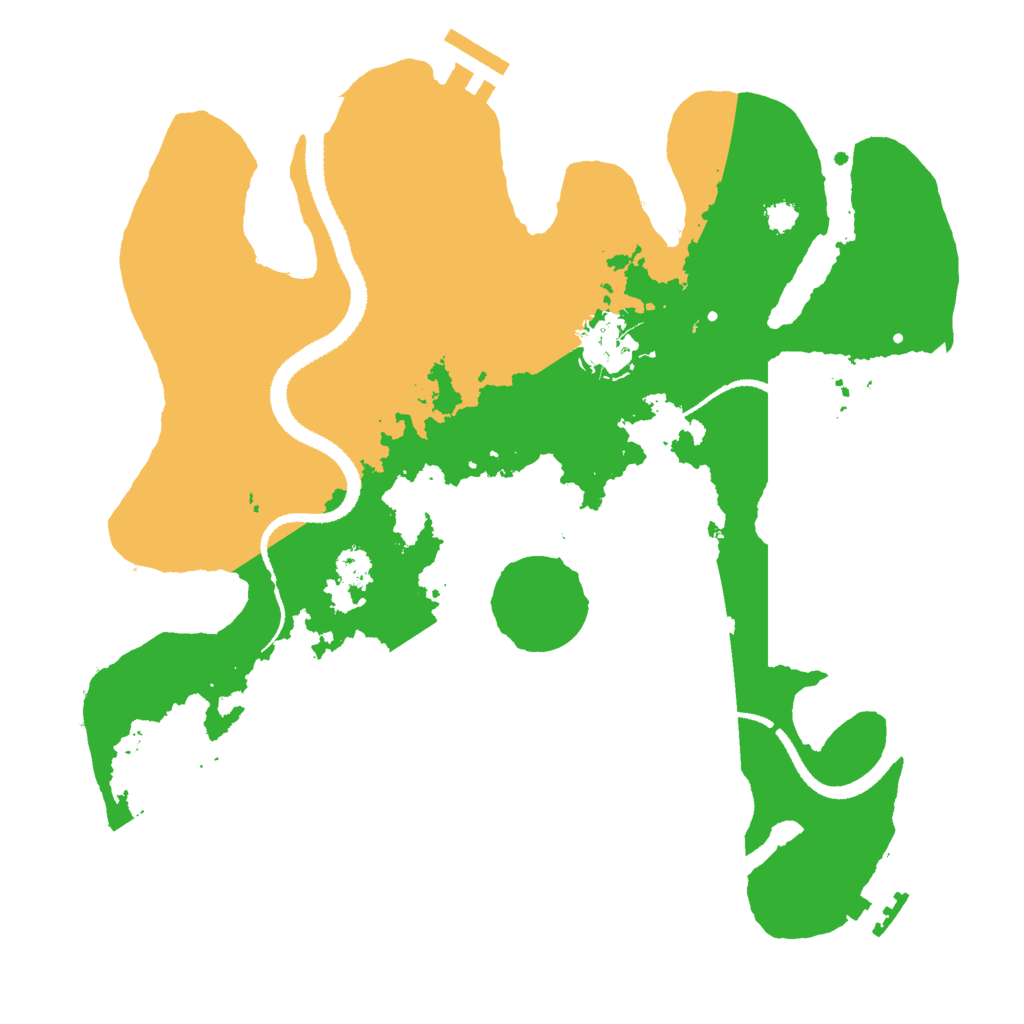 Biome Rust Map: Procedural Map, Size: 3000, Seed: 1678307215