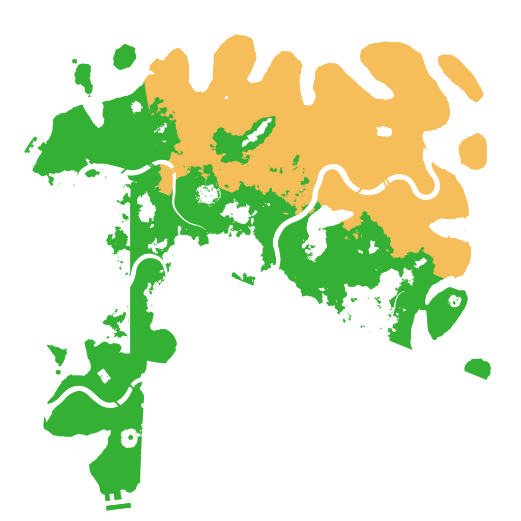 Biome Rust Map: Procedural Map, Size: 4250, Seed: 835366801